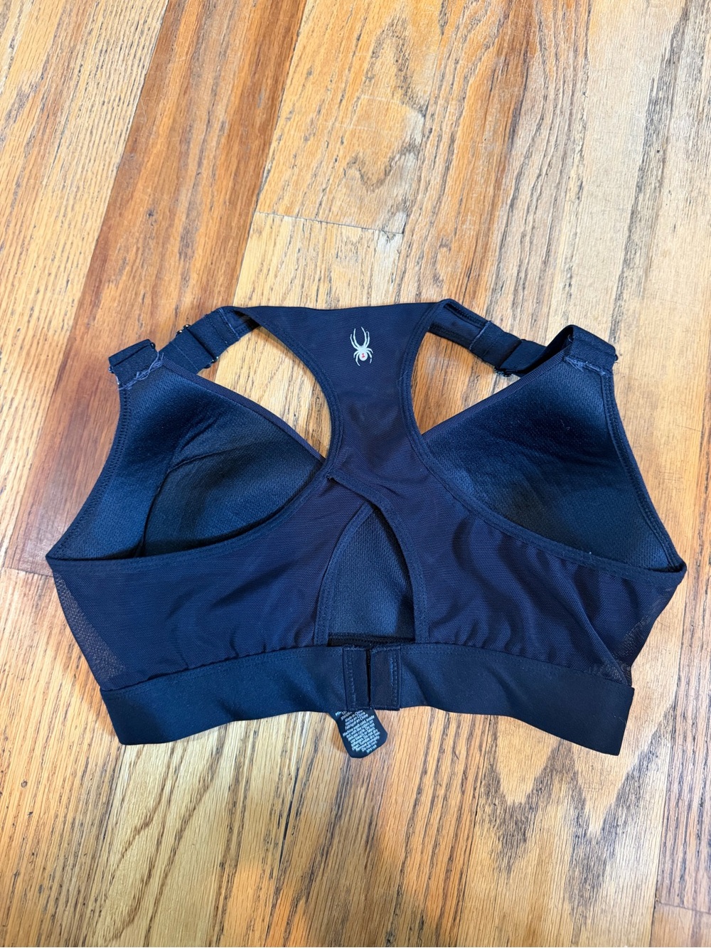 Spyder Black Racerback Sports Bra Euc size small - Picture 2 of 3